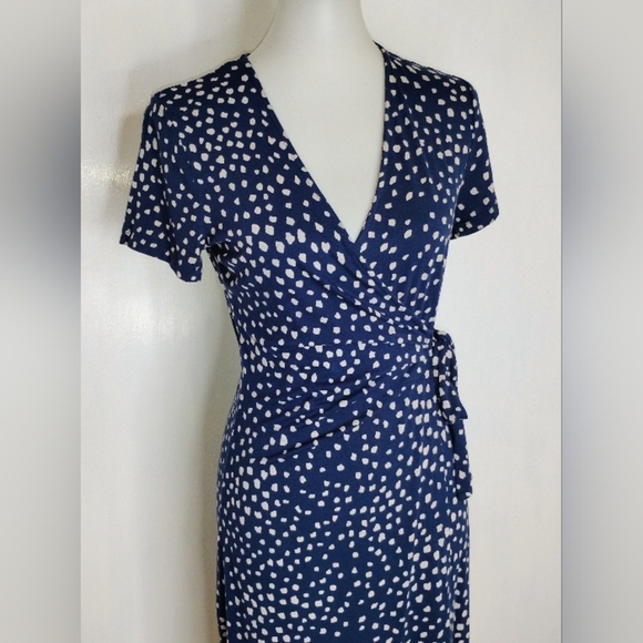 ORIGINAL NICOLE MILLER FAUX WRAP DRESS - Picture 8 of 10